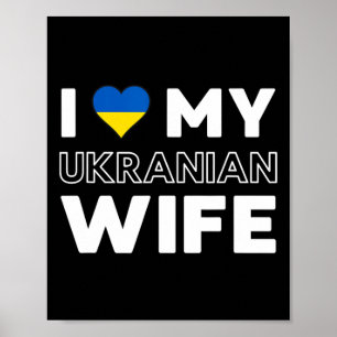Ich liebe meine ukrainische Frau Poster