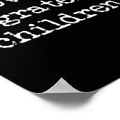 Ich Liebe meine undankbaren Kinder lustiger Mutter Poster (Ecke)
