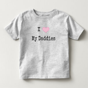 Ich Liebe meine Vaters Kleinkind T-shirt