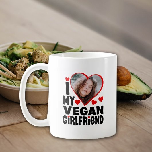 Ich Liebe meine Vegane Freundin, Valentinstag Kaffeetasse