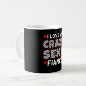 Ich Liebe meine Verlobte Funny Verlobt Fiancer Ver Kaffeetasse (Vorderseite Links)