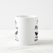 Ich Liebe meine Vier Papillon Hunde Tasse (Mittel)