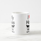 Ich Liebe meine vier Pferde Tasse (Mittel)