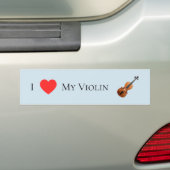 Ich Liebe meine Violine Autoaufkleber (Auf Auto)
