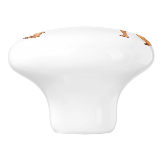 Ich Liebe meine Vizsla Keramikknauf (Seitenansicht)