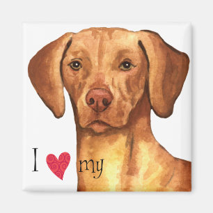 Ich Liebe meine Vizsla Magnet