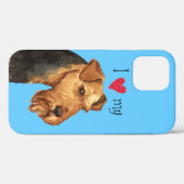 Ich Liebe meine Welsh Terrier Case-Mate iPhone Hülle (Rückseite (Horizontal))