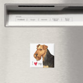 Ich Liebe meine Welsh Terrier Magnet (In Situ (Geschirrspüler))