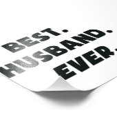 Ich Liebe meine Welten Beste Husband je Fotodruck (Ecke)