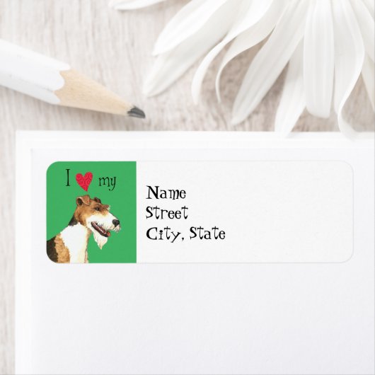 Ich Liebe meine Wire Fox Terrier (Insitu)