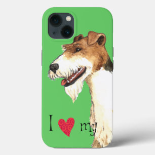 Ich Liebe meine Wire Fox Terrier Case-Mate iPhone Hülle