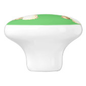 Ich Liebe meine Wire Fox Terrier Keramikknauf (Seitenansicht)