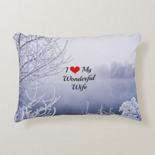 Ich Liebe meine wunderbare Ehefrau Zierkissen