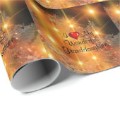 Ich Liebe meine wunderbare Enkelin Geschenkpapier (Rolleneckpunkt)
