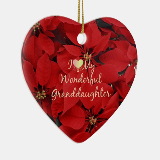 Ich Liebe meine wunderbare Enkelin, Keramik Ornament (Rechts)