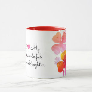 Ich Liebe meine wunderbare Enkeltochter, pastellfa Tasse