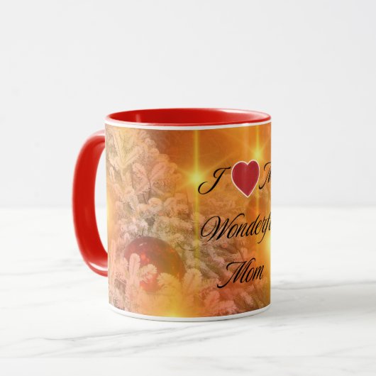 Ich Liebe meine wunderbare Mama Tasse (Vorderseite Links)