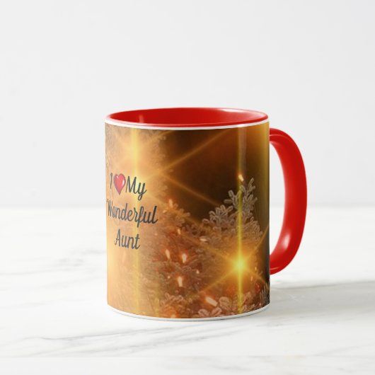 Ich liebe meine wunderbare Tante Tasse (VorderseiteRechts)