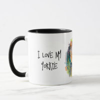 Ich Liebe meine Yorkie-Tasse - für Mama