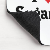 Ich Liebe meine Zuckerplatte Mousepad (Ecke)