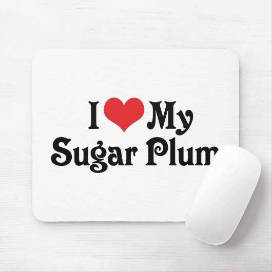 Ich Liebe meine Zuckerplatte Mousepad (Mit Mouse)