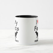 Ich Liebe meine ZWEI Frettchen Tasse (Zentrum)