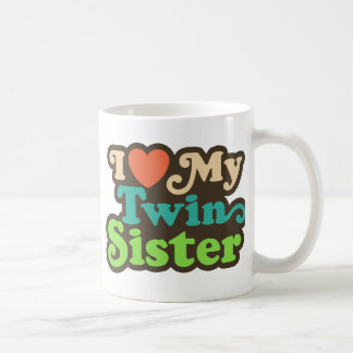 Ich Liebe meine Zwillingsschwester Kaffeetasse