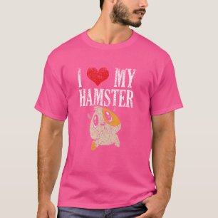 Ich Liebe meinem Hamsterbesitzer Niedlichen Tierha T-Shirt
