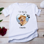 Ich Liebe meinem Hund Personalisiertes Heart Pet F T-Shirt<br><div class="desc">Trage deinen besten Freund mit dir überall hin, wo du mit diesem Foto Hundeliebhaber Shirt gehst! Ein Muss für jeden Hundefreund, Hundemama und Hundedad! Eine lustige Drehung auf meiner Liebe Mein Hund, dieses Shirt zitieren "I Liebe My Dog" ... Personalisieren Sie Ihre Hunde mit dem bevorzugten Foto und Namen. COPYRIGHT...</div>