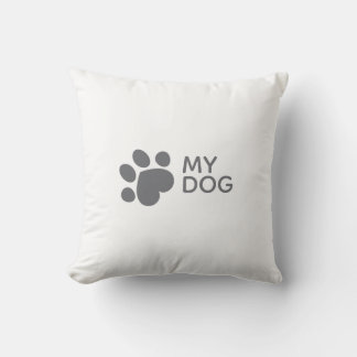 Ich Liebe meinem Hund Throw Kissen