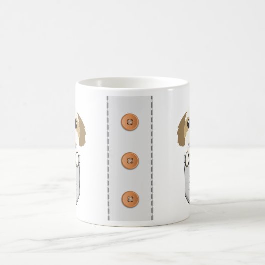 Ich Liebe meinem schih tzu Hund Pet leuchtendes He Kaffeetasse (Mittel)