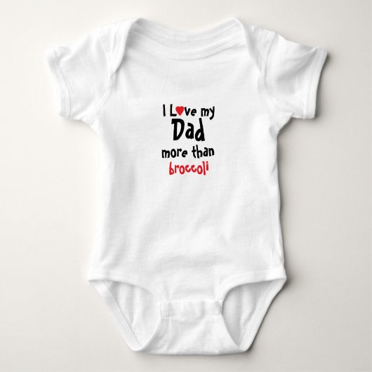 Ich Liebe meinem Vater Funny Daddy Baby Bodysuit Baby Strampler (Vorderseite)