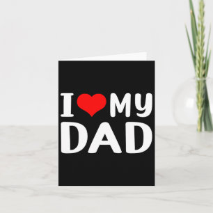 Ich Liebe meinem Vater Funny Vater &#; s Day Gift Karte