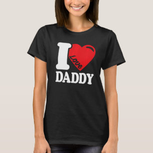 Ich Liebe meinem Vater Niedlich Retro I Liebe mein T-Shirt