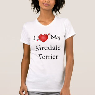 Ich liebe meinen Airedale Terrier 2 T-Shirt