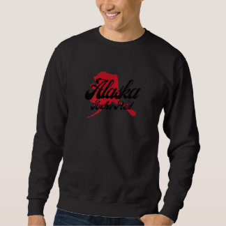 Ich liebe meinen Alaska besten Staat Alaska Anchor Sweatshirt