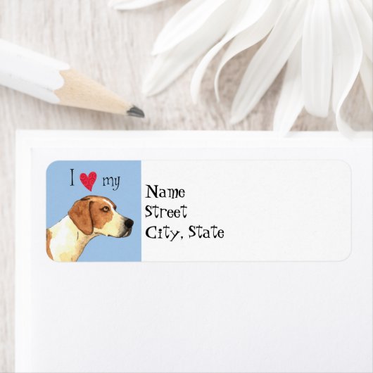 Ich Liebe meinen American Foxhound (Insitu)