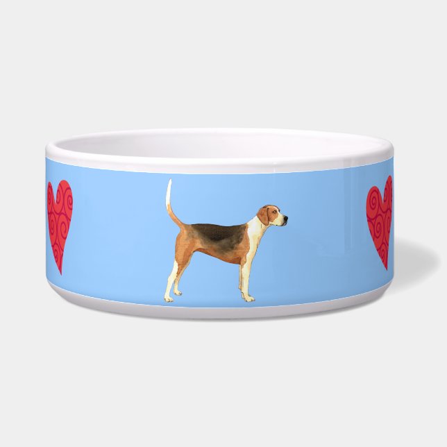 Ich Liebe meinen American Foxhound Napf (Rechts)