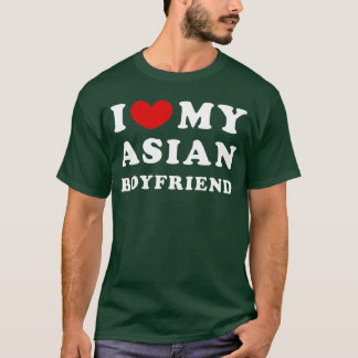 Ich liebe meinen asiatischen Freund Ich liebe mein T-Shirt