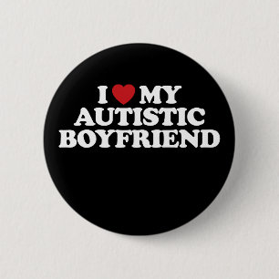 Ich liebe meinen autistischen Freund I Heart Groov Button
