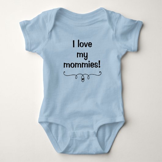 Ich Liebe meinen Baby-Bodysuit für meine Mommies Baby Strampler (Vorderseite)