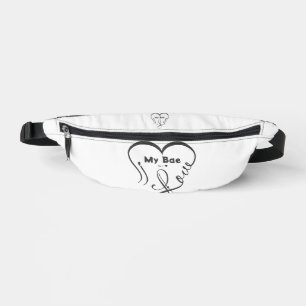 Ich liebe meinen Bae • Du = ♥ Bauchtasche