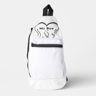 Ich liebe meinen Bae • Du = ♥ Crossbody Bag