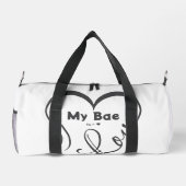 Ich liebe meinen Bae • Du = ♥ Duffle Bag (Rückseite)