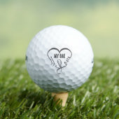 Ich liebe meinen Bae • Du = ♥ Golfball (Insitu T-Shirt)
