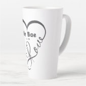 Ich liebe meinen Bae • Du = ♥ Milchtasse (Rechte Ecke)