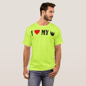 Ich Liebe meinen Bart T-Shirt (Vorne ganz)
