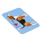 Ich Liebe meinen Beagle Magnet (Rechte Seite)