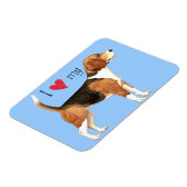Ich Liebe meinen Beagle Magnet (Linke Seite)