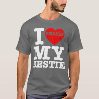 Ich liebe meinen besten Freund, beste Freundin pas T-Shirt